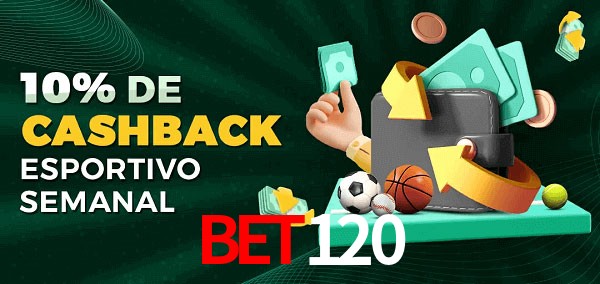 10% de bônus de cashback na BET120